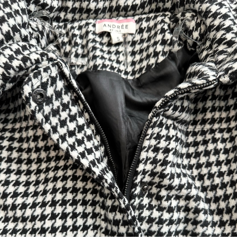 Andree By Unit Houndstooth Heavyweight Winter Puf… - image 7